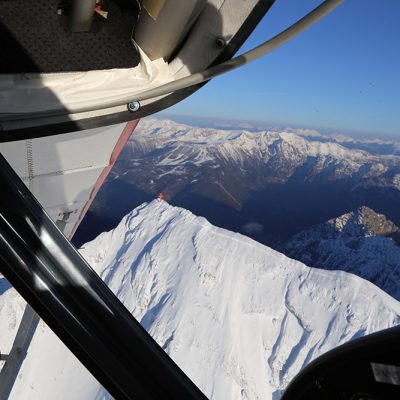 Alpenflug mit dem Ikarus